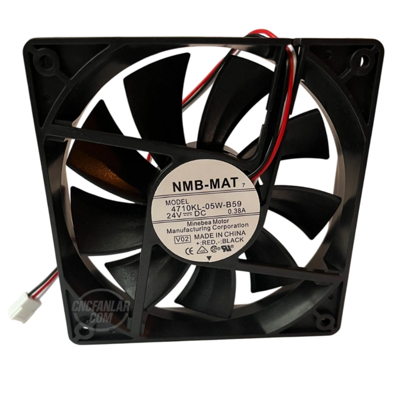 NMB MAT 120x120x25 mm 24VDC 0,38A 3 kablolu fan, sessiz ve verimli soğutma