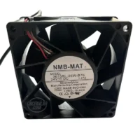 NMB-MAT 3615RL-05W-B76 model 90x90x38 mm 24VDC 1.47A 4 kablolu etiket detaylı fan