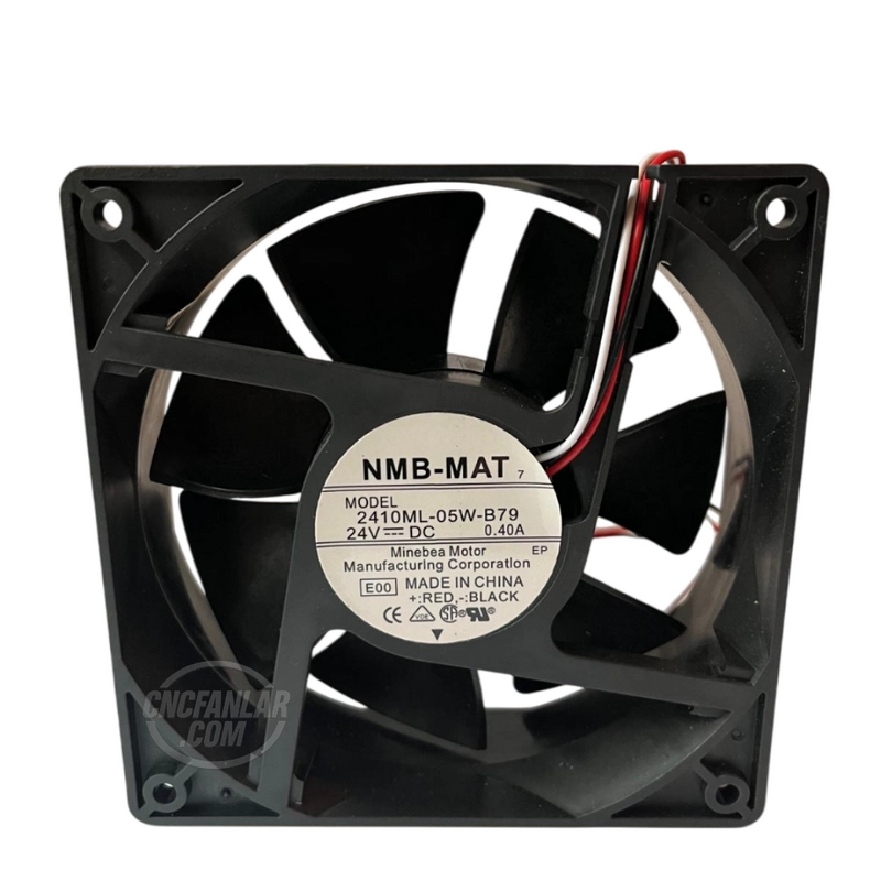 NMB-MAT 2410ML-05W-B79 120x120x38 mm 24VDC 3 telli soğutma fan