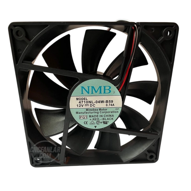 NMB-MAT 4710NL-04W-B59 120x120x25 mm 12VDC 3 telli fan