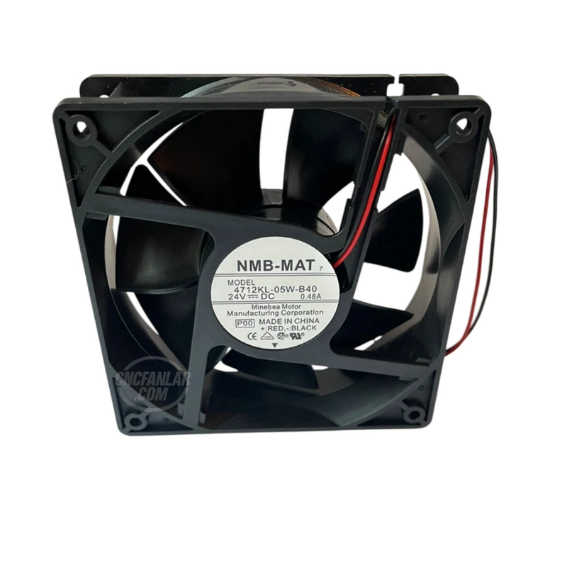 NMB-MAT 4712KL-05W-B40 119x119x32 mm 24VDC 2 telli fan