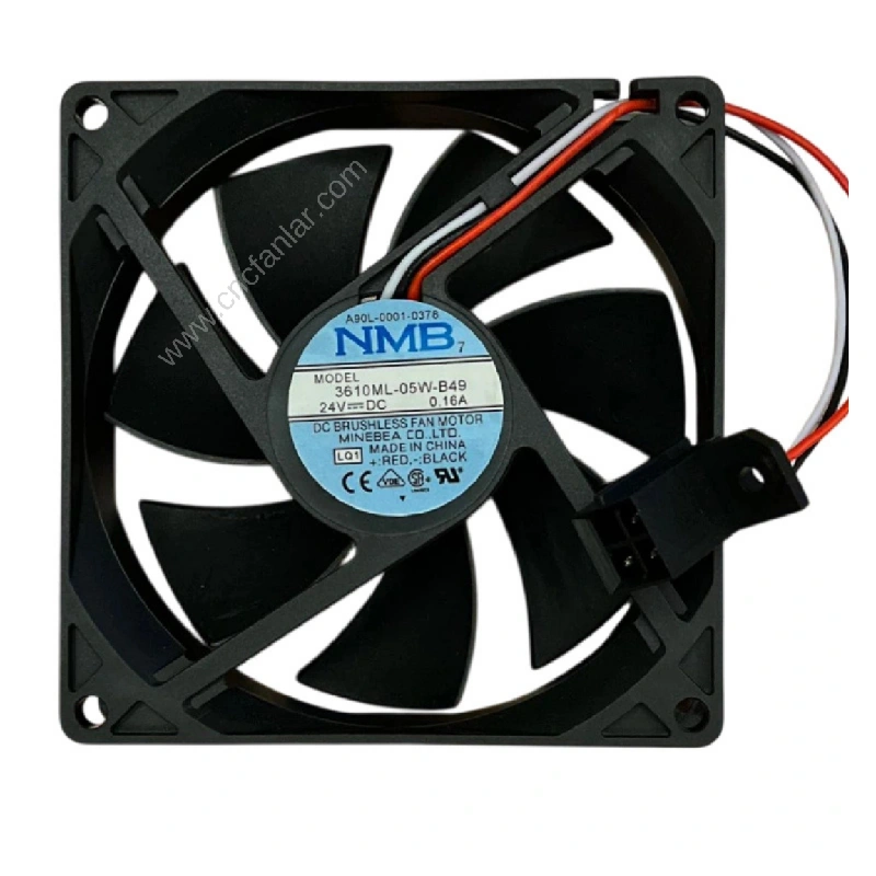 NMB Mat Fan, A90L-0001-0378 - 3610ML-05W-B49 modeli, Fanuc sürücü sistemleri için özel tasarlanmış bir fanuc sürücü fanıdır.