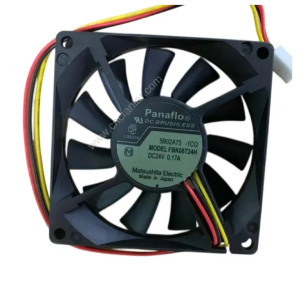 Panaflo Fan, A90L-0001-0422 - FBK08T24H model numarasıyla Fanuc sürücü sistemleri için optimize edilmiştir.