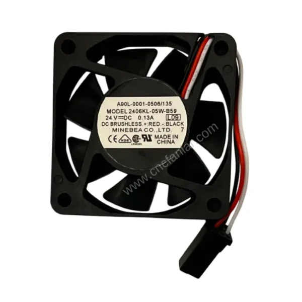 NMB Minebea 2406KL-05W-B59 24V CNC Soğutma Fanı – 60x60x15mm Boyutlarında DC Fırçasız Fan