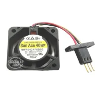San Ace 24V Fan A90L-0001-0507#A –9WF0424F6D03, Fanuc sürücü fanı, CNC makinelerinde yüksek verimli soğutma için özel tasarlanmış, 40mm cnc fan.