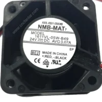 NMB MAT 7 fan, 40x40x28 mm boyutlarında ve 24V DC voltajıyla Fanuc sistemleri için tasarlanmıştır.