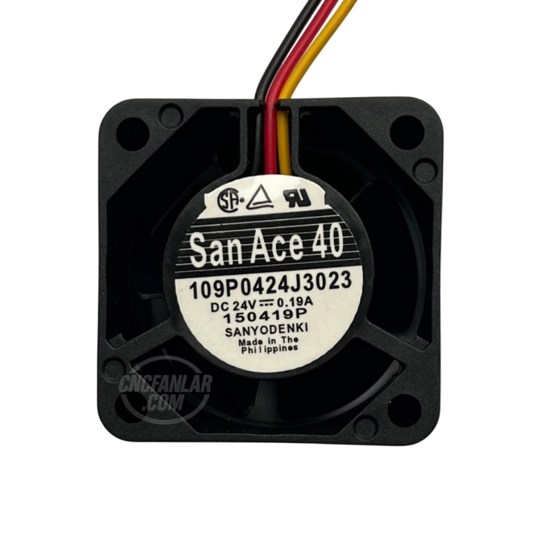 San Ace 109P0424J3023 40x40x28mm 24VDC 0.19A endüstriyel soğutma fanı