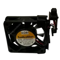 San Ace 60 serisi A90L-0001-0567#B - 9WF0624H707A model fanın teknik özellikleri ve 60x60x15 mm boyutları detaylı şekilde gösterilmektedir.